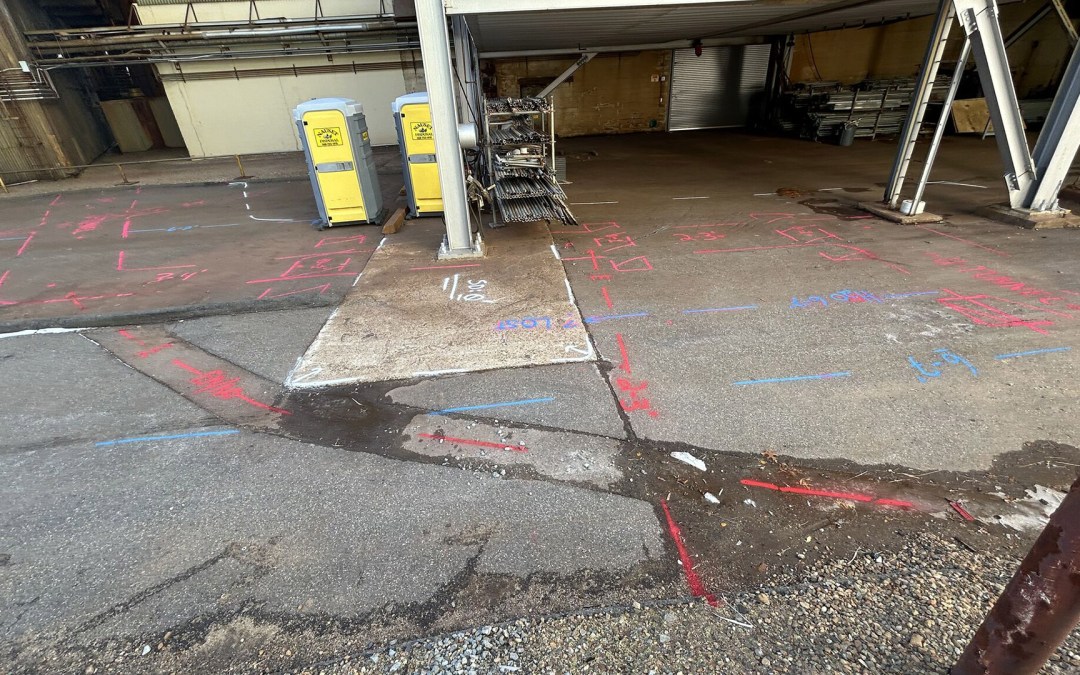 GPRS & SiteMap® Help Locate Leaking Utility Line at Power Plant